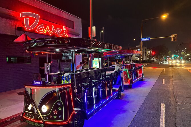 2 Hours Party Bike Pub Crawl Tour in Glendale California - Is Two Hours Enough?
