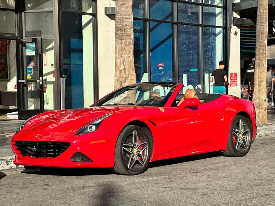 20 Min Ferrari tour in Hollywood (Drive or Be driven) - The Hollywood Walk of Fame stop