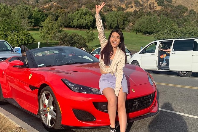 20-Minute Tour: Hollywood Blvd to Sunset Blvd in a Ferrari - Photos, passengers, and the small back seat