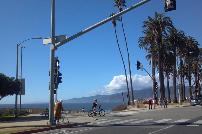 3.5 Hour Coastal Tour of Santa Monica, Venice Beach and Malibu - Sunset Boulevard back toward the ocean communities