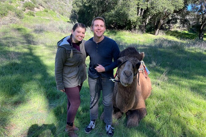 3 Hour Camel Trek into the Forest and Ranch in California - Leaving Reptacular Ranch on camelback