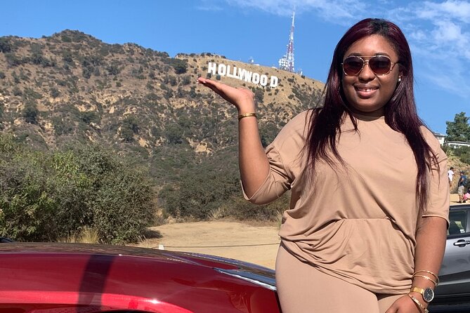 50-Minute Driving Tour: Explore Hollywood Sign in a Ferrari - The Hollywood Sign photo stop