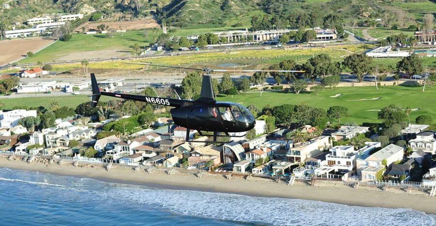 California Coastline & Hollywood Celebrity Helicopter Tour - Following the Coast from Marina del Rey to Santa Monica