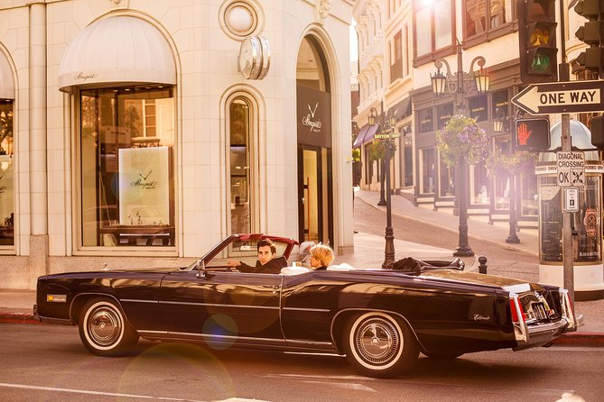 Classic Convertible Car Tour of Los Angeles - A classic Cadillac turns sightseeing into the attraction