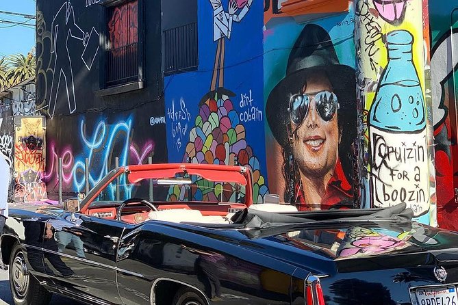 Classic Convertible Car Tour of Los Angeles - West Hollywood and the Blue Whale