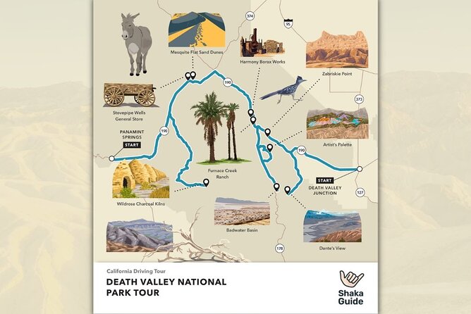 Death Valley National Park Self-Guided Audio Tour - How the Shaka Guide Tour Works on the Open Road