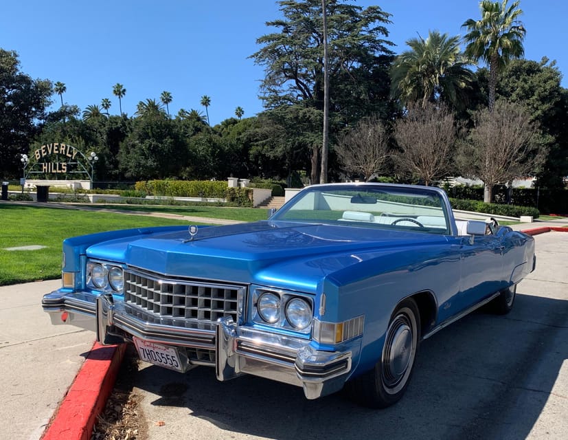 Discover LA in a 1973 Cadillac Eldorado convertible - Starting at 640 South Curson Avenue