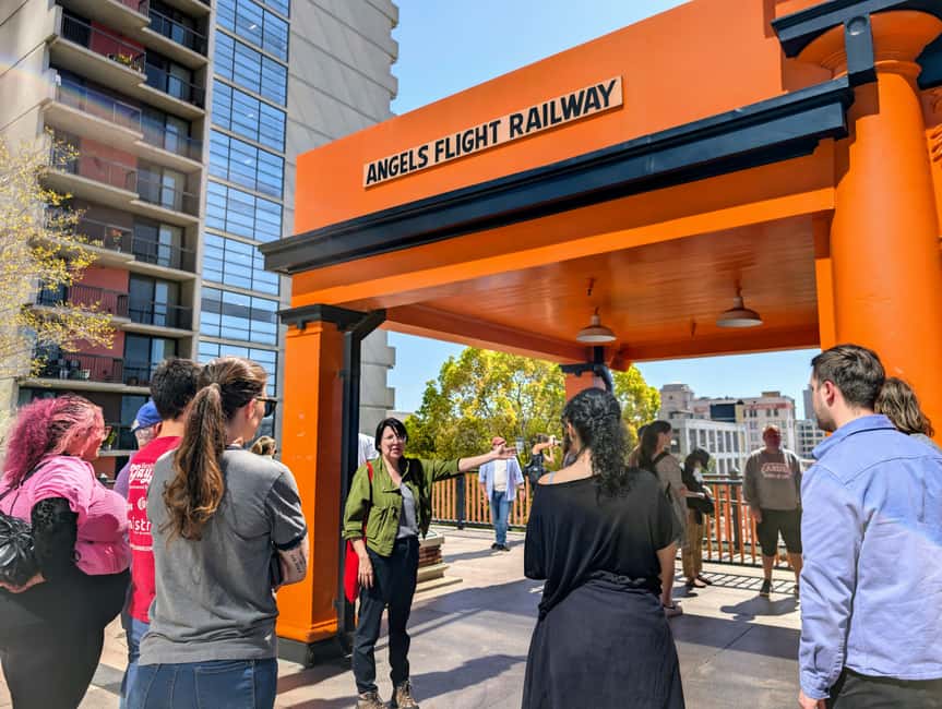 Downtown LA Arts Tour with MOCA & The Broad + Infinity Room - Angels Flight and the story of the hill