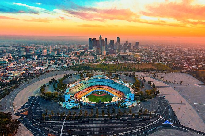 Downtown LA Lights: Your Private Sunset and Night Helicopter Tour - Downtown LA, from towers to glowing streets