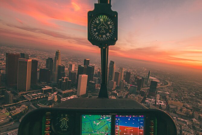 Downtown LA Lights: Your Private Sunset and Night Helicopter Tour - A famous private college from above