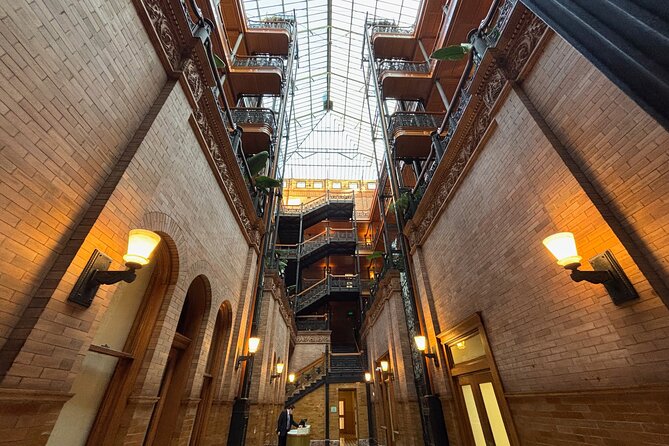 Downtown Los Angeles History and Architecture Walking Tour - The Bradbury Building and architecture on screen