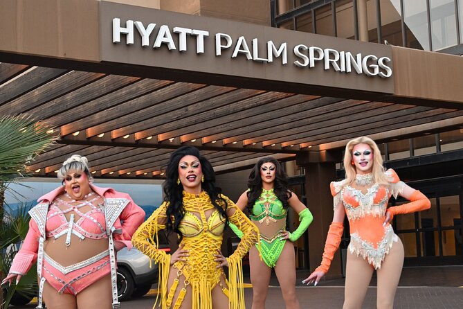 Drag Brunch at the Hyatt Palm Springs - The pre-show lounge, champagne, and cast meet-and-greet