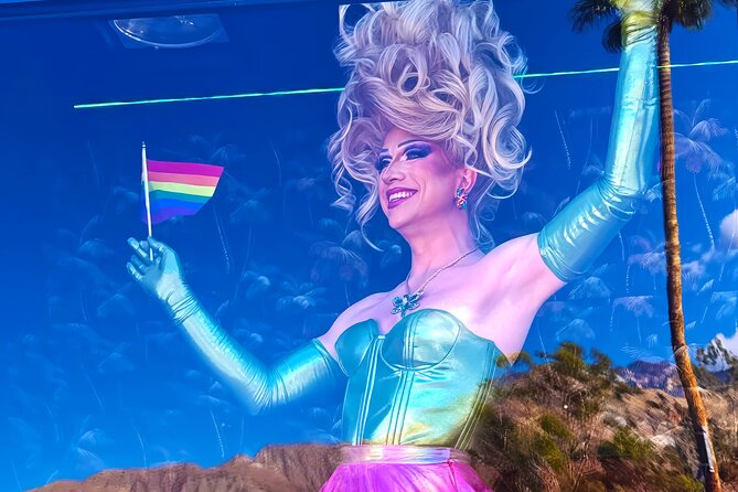 Drag Queen Hosted Mobile Theater Palm Springs Sightseeing Tours - Boarding at the Doll House Downtown
