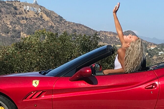Ferrari "California T" Private Tour to Hollywood Sign View Point - Weather and cancellation rules
