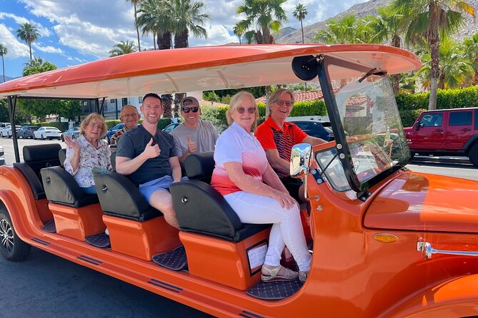 Golf Cart Tour in a 6 Passenger Cart in Palm Springs California - Why this golf cart tour works so well in Palm Springs