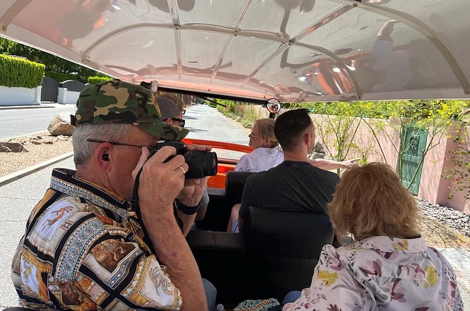 Golf Cart Tour in a 6 Passenger Cart in Palm Springs California - Old Las Palmas and the celebrity-home route
