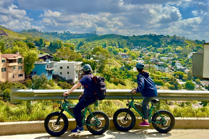 Griffith Observatory: Scott E-Bike Tours LA Private Tour - Moving into the park and Hollywood Hills