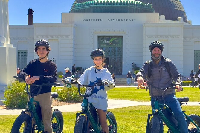 Griffith Observatory: Scott E-Bike Tours LA Private Tour - Griffith-area views and the Hollywood Sign