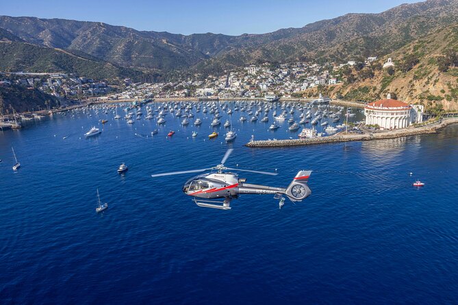 Helicopter Transfer: Long Beach to Catalina Island - Starting at the Queen Mary Terminal in Long Beach