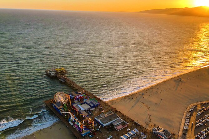 Hollywood and Beaches 50-Minute Helicopter Tour - Crypto.com Arena, nightlife, and the city center