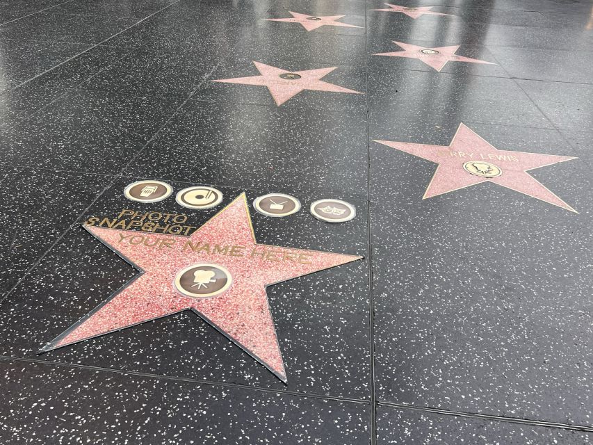 Hollywood: Make Your Own Star Walk of Fame Photo Experience - What the Hollywood star photo experience actually is