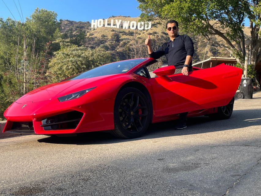 Hollywood Sign 30 Min Lamborghini tour (Drive or Be driven) - What the Lamborghini Huracan Spyder adds