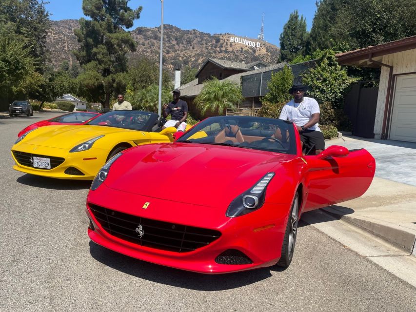Hollywood Sign 50 Min Ferrari tour (drive or be driven) - Key points to know before booking
