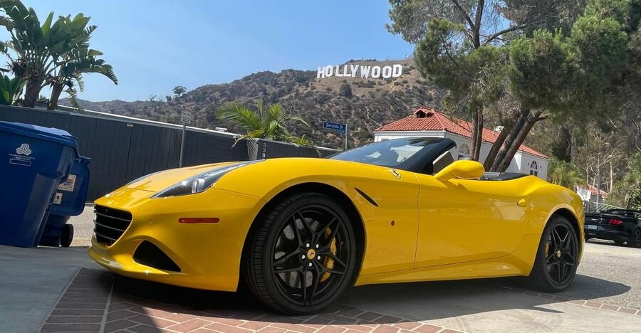 Hollywood Sign 50 Min Ferrari tour (drive or be driven) - The Ferrari California T is the main event