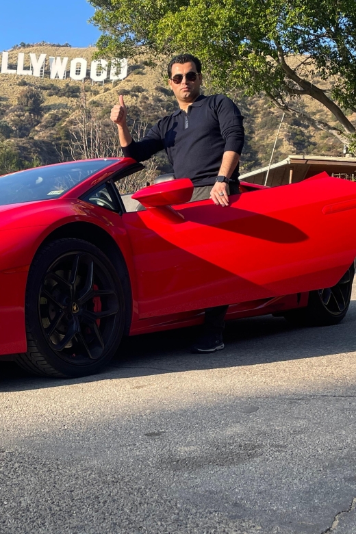 Hollywood Sign 50 Min Lamborghini tour (drive or be driven) - Key points to know