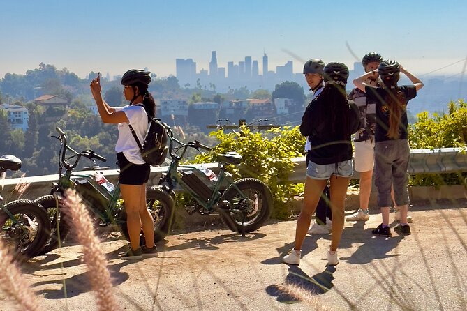 Hollywood Sign: Scott E-Bike Tours Los Angeles Private Tour - Reaching the Hollywood Sign viewpoints
