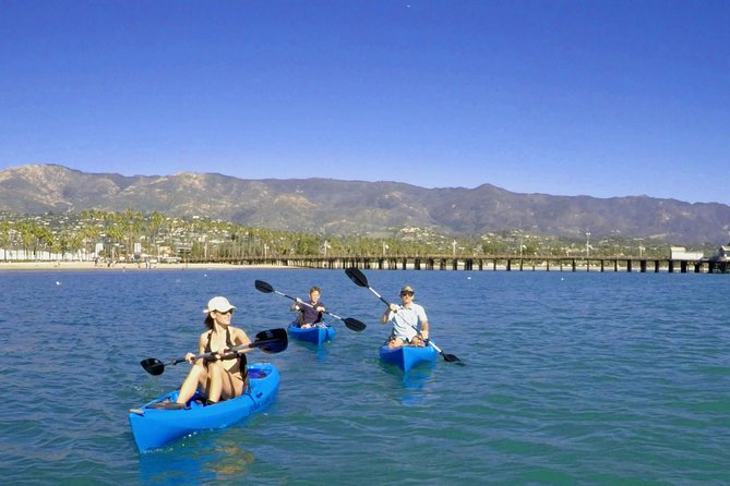 Kayak Tour of Santa Barbara with Experienced Guide - Getting comfortable before the launch