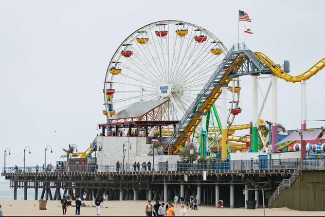 LA Half Day City Tour and 2-Hour Celebrity Homes Tour Combo - Santa Monica Pier brings an hour by the Pacific