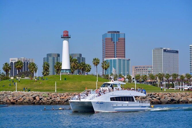 Long Beach Harbor 45-Minute Boat Tour - Leaving the waterfront and finding your seat