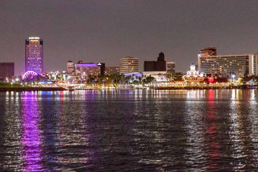 Long Beach: Private Night Yacht Cruise With City Lights - Seeing Long Beach from the water
