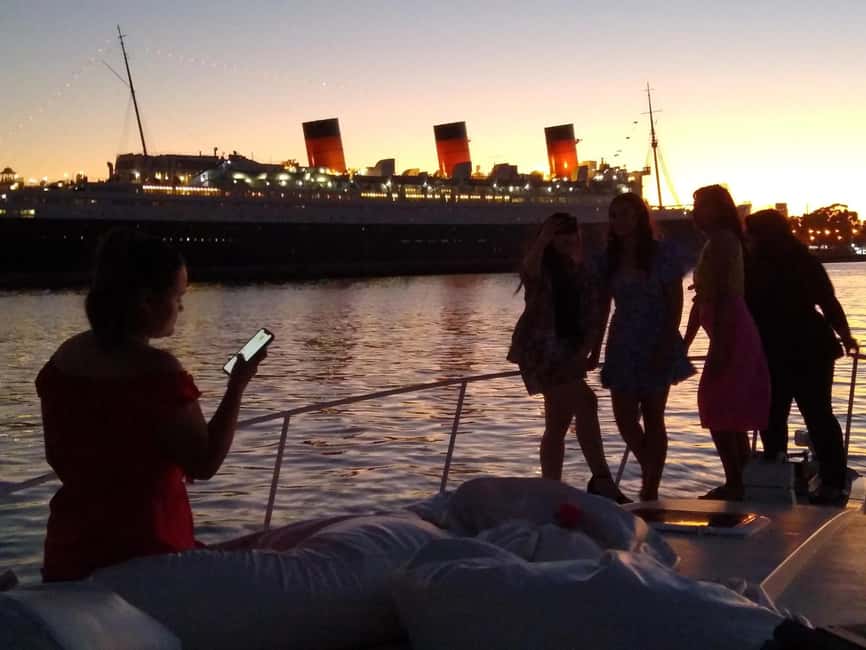 Long Beach: Private Night Yacht Cruise With City Lights - Canadian Forces Beach and the marine views