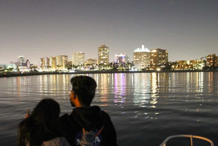 Long Beach: Private Night Yacht Cruise With City Lights - Starting at Rainbow Harbor near the Aquarium