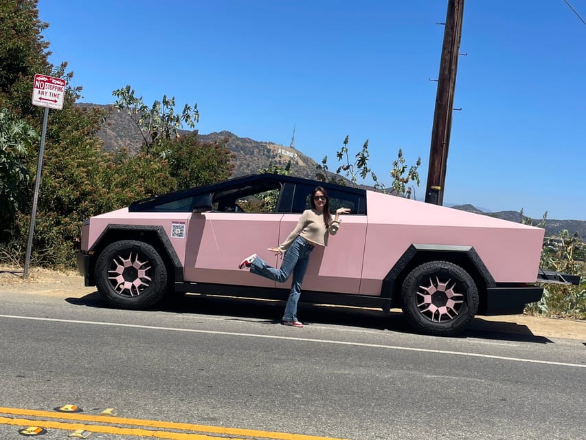 Los Angeles: 30-Minute Hollywood Sign Tesla Cyber Truck Tour - Hollywood Boulevard and the Walk of Fame