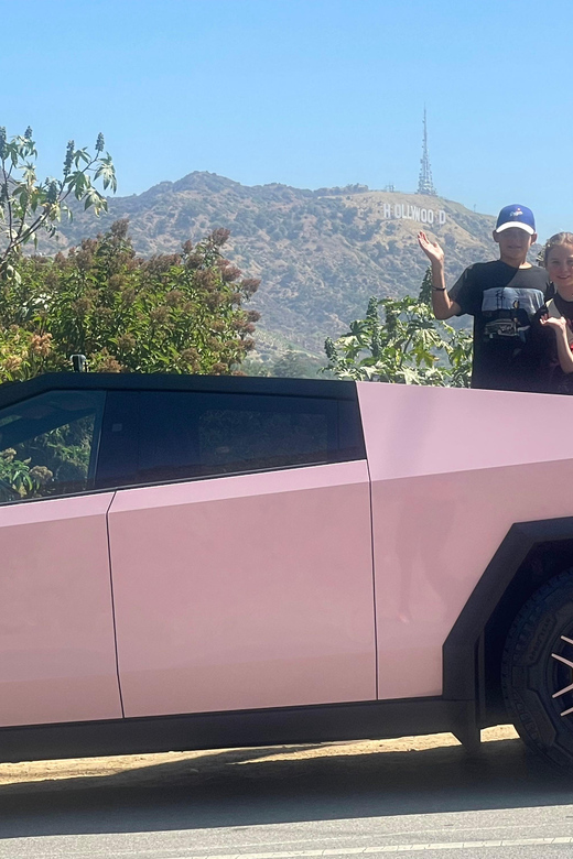 Los Angeles: 30-Minute Hollywood Sign Tesla Cyber Truck Tour - The Hollywood Sign viewpoint stop