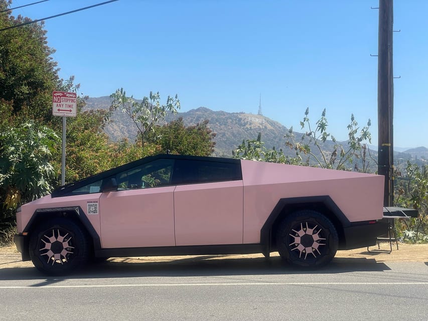 Los Angeles: 30-Minute Hollywood Sign Tesla Cyber Truck Tour - What $139 is really buying