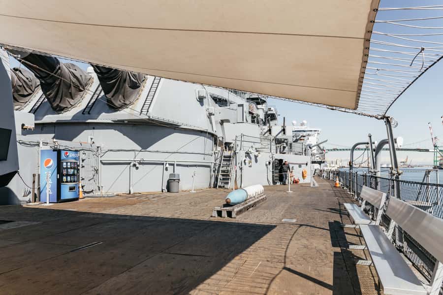 Los Angeles: Battleship Iowa Museum Ticket - The Fantail and Harbor Views