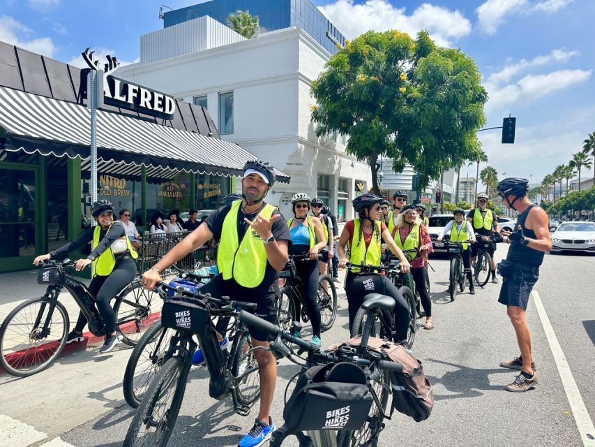 Los Angeles: Beverly Hills Guided Electric Bike Tour - Rainbow Crosswalk, Fairfax Avenue, and the Pink Wall