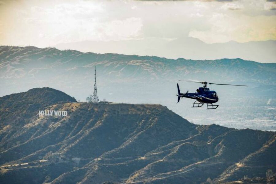 Los Angeles Helicopter Tour & Malibu Mountaintop Landing - Following Los Angeles from Marina del Rey to Santa Monica