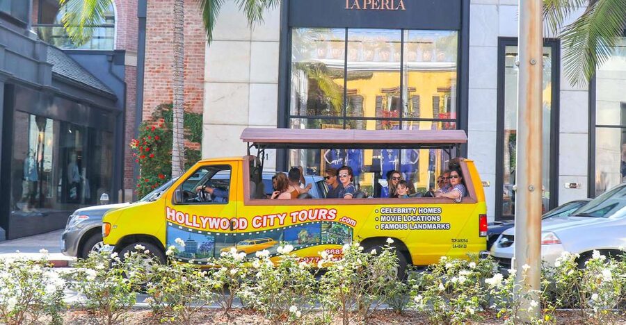 Los Angeles: Hollywood & Celebrity Homes Open-Air Bus Tour - Hollywood Hills and Mulholland Drive views