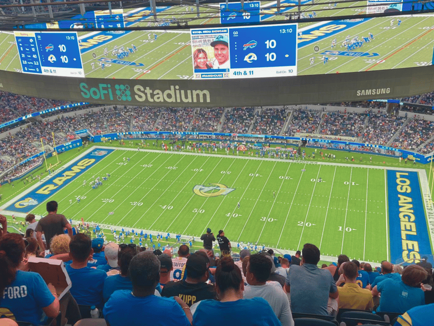 Los Angeles: LA Rams NFL Game Ticket at SoFi Stadium - What the four-hour game experience includes