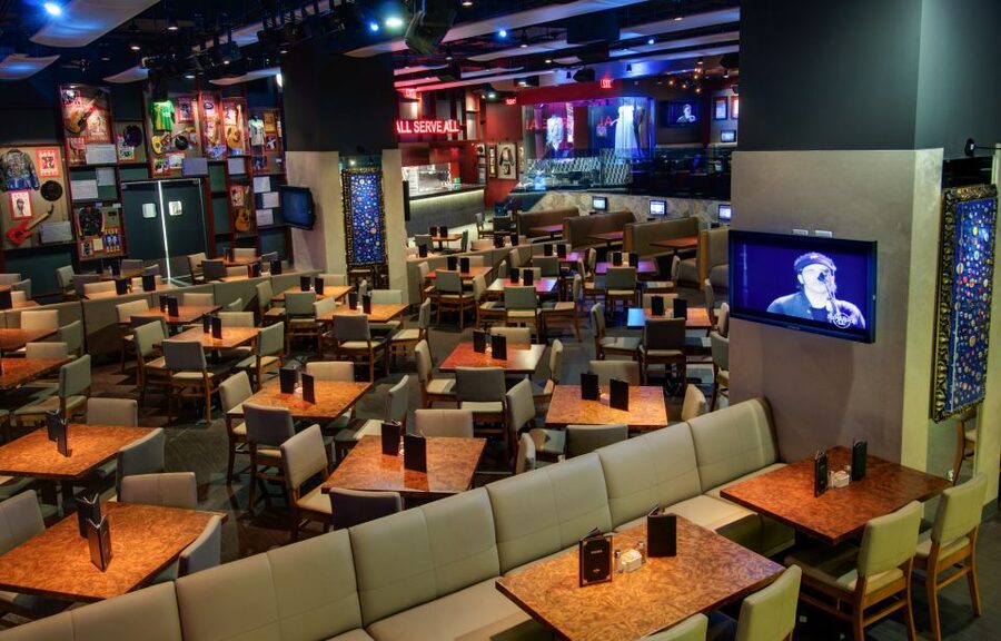 Los Angeles: Meal at the Hard Rock Cafe Hollywood - The Rock Shop after dinner