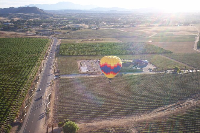 Luxury Private Flight for Two: Temecula Hot Air Balloon - The champagne finish at Bolero