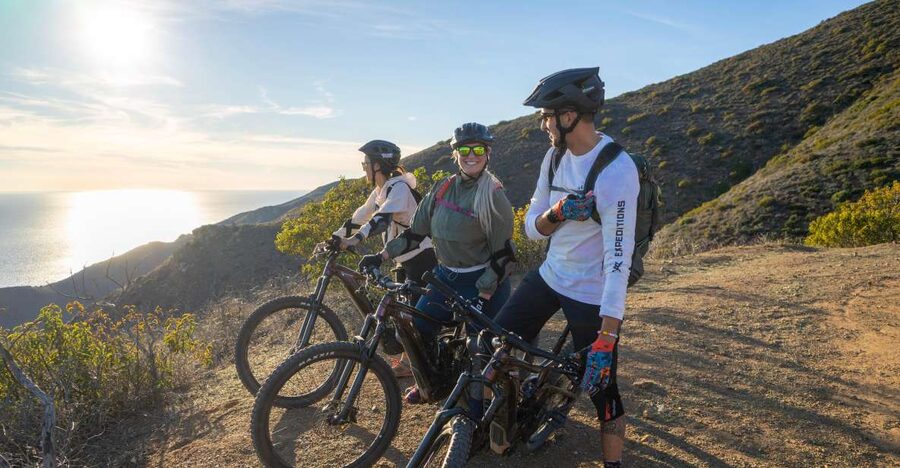 Malibu: Electric-Assisted Mountain Bike Tour - Getting used to Smart Assist on the first climb