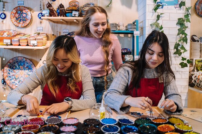 Mosaic Art Classes Orange County: Turkish Lamp Workshop - Making a Turkish lamp in Orange County