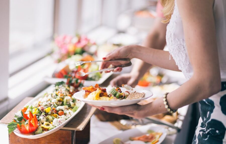 Newport Beach: City Cruises Champagne & Brunch Buffet Cruise - Working through the brunch buffet