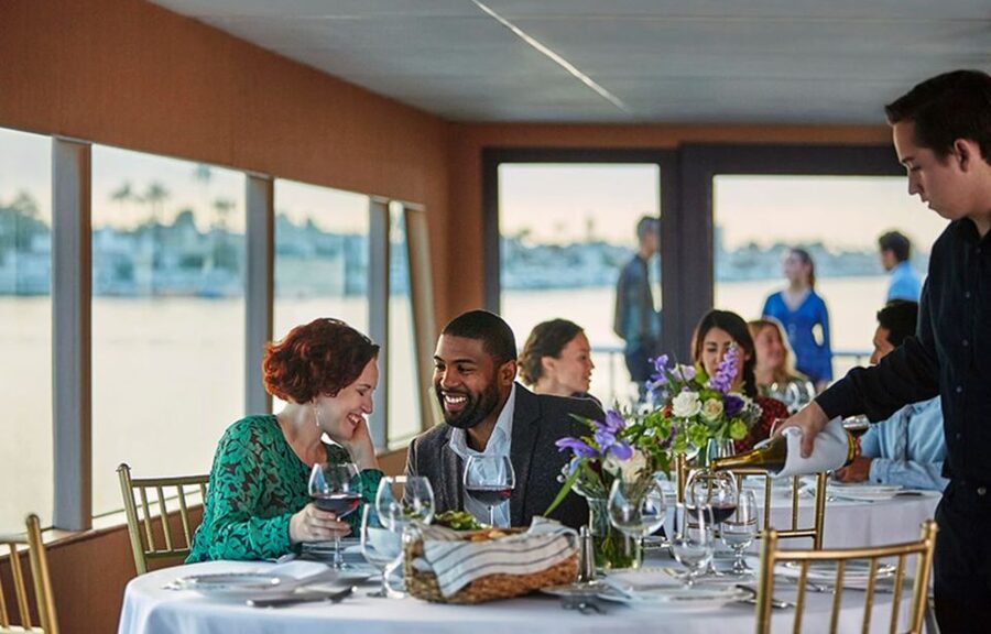 Newport Beach: City Cruises Weekend Dinner Cruise with DJ - What the Newport Beach dinner cruise feels like
